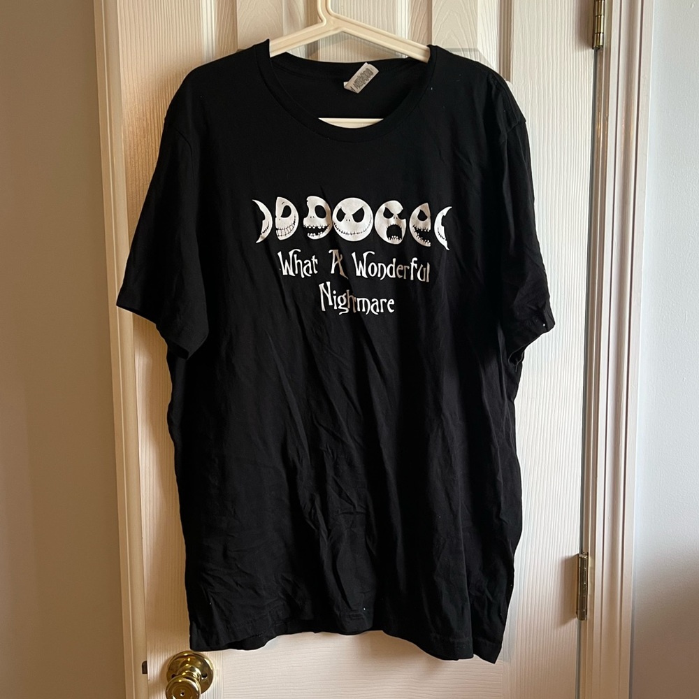 Bella Canvas Nightmare Before Christmas t shirt 2xl